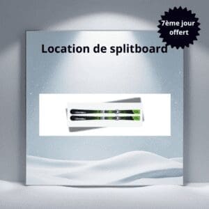 Location de splitboard à Guillestre pour randonnées hivernales